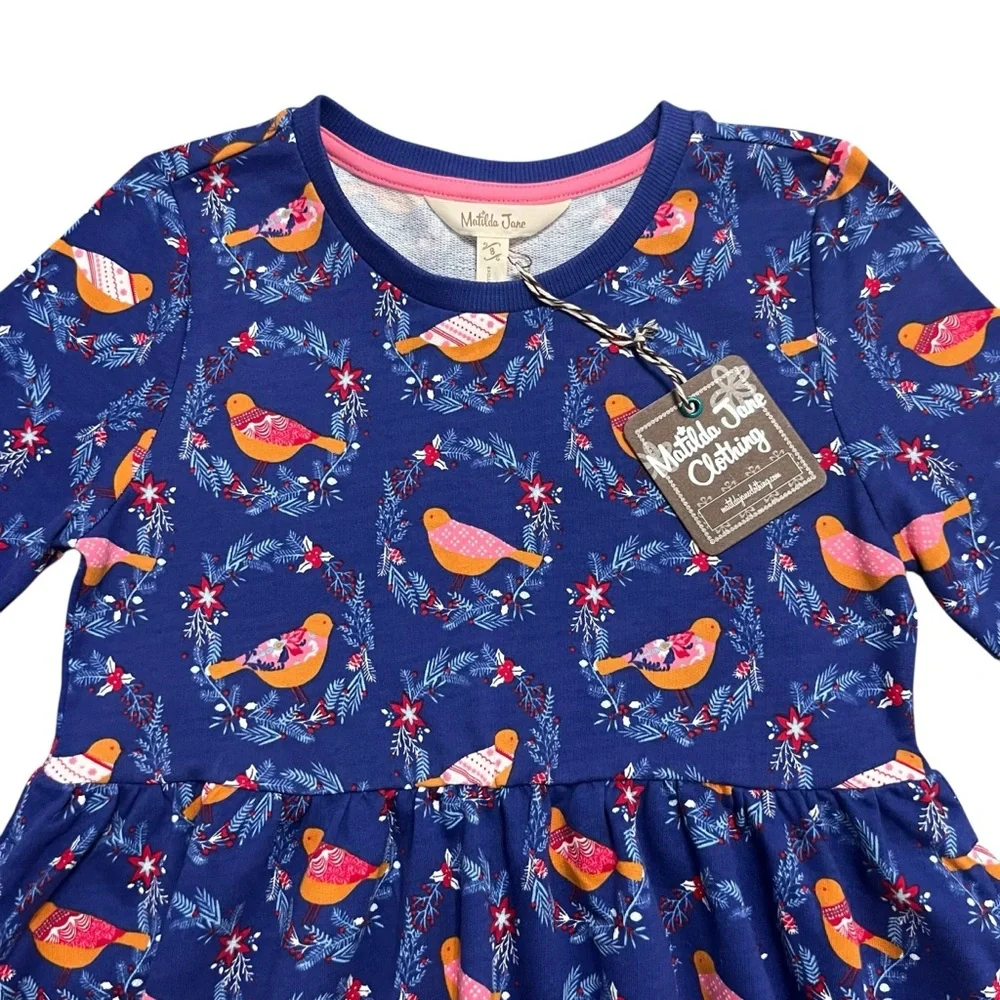 NEW Matilda Jane 8Y Partridge Dress Christmas Holiday
